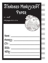 Standard Manuscript Paper 12 staff 100 pages 8.5 x 11 in