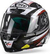 X-Lite X-803 RS Ultra Carbon Moto Gp 11 Carbon Black White Red  Integraalhelm - Motorhelm - Maat XXL