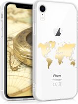 kwmobile telefoonhoesje voor Apple iPhone XR - Hoesje voor smartphone - Wereldkaart design