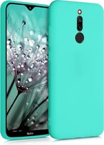 kwmobile telefoonhoesje voor Xiaomi Redmi 8 - Hoesje voor smartphone - Back cover in neon turquoise