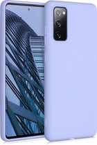 kwmobile telefoonhoesje voor Samsung Galaxy S20 FE - Hoesje voor smartphone - Back cover in pastel-lavendel