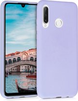 kwmobile telefoonhoesje geschikt voor Huawei P30 Lite - Hoesje voor smartphone - Back cover in pastel-lavendel