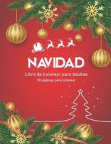 Navidad libros para colorear para adultos