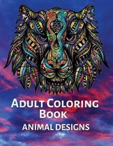 Adult Coloring Book ANIMAL DESIGNS