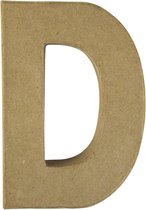 Papier mache letter D