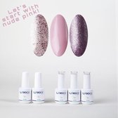 LAKKIE Gellak - Let's start with nude pink! - Gellak starterset