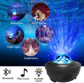 Sterren Projector Sterrenhemel - Bluetooth - met Muziek - USB Kabel - Led en Laser Lamp