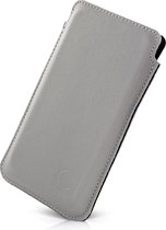 Insteekhoesje iPhone - Leren case - Grijs - Size 3 CABANA