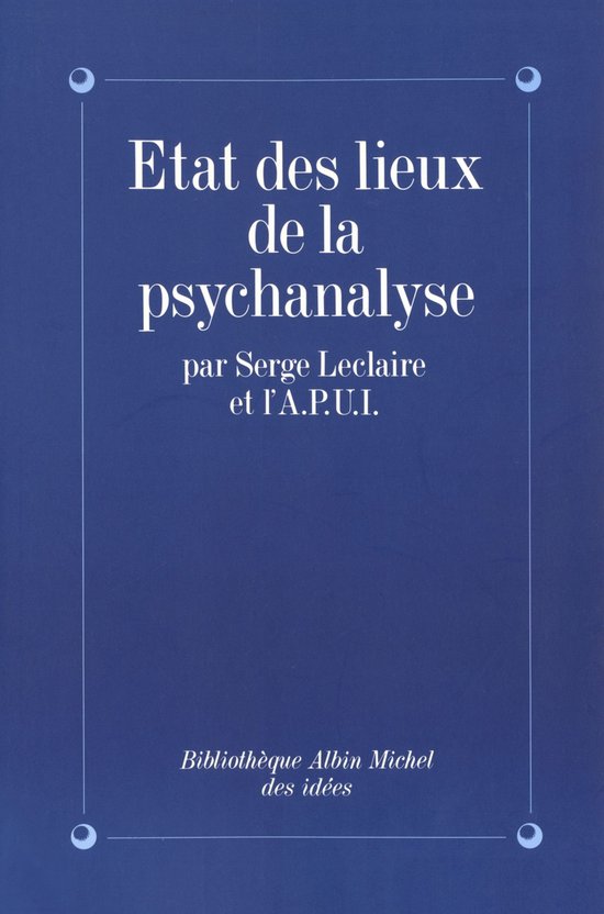 État des lieux de la psychanalyse - cover