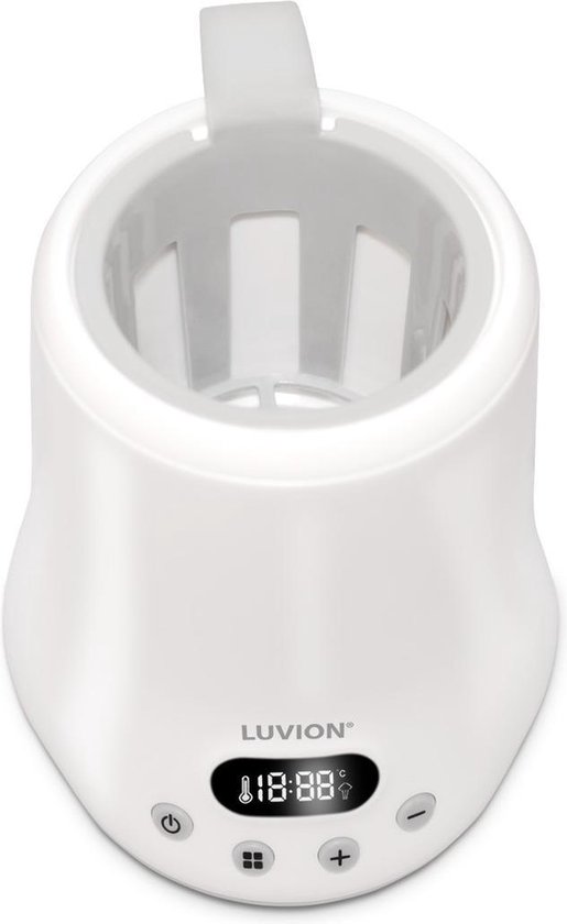 LUVION® Eco Fast Deluxe 9 in 1 Flessenwarmer - Verwarmt zeer snel - Sterilisator met stoomkap - Warmhouden en ontdooien