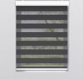 Verduisterend Duo rolgordijn taupe 105x200