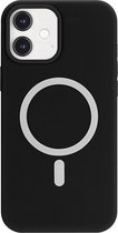 Hoes geschikt voor iPhone 12 Mini /  Apple magnetische Ring & oplaadfunctie - TPU Back Cover - Zwart