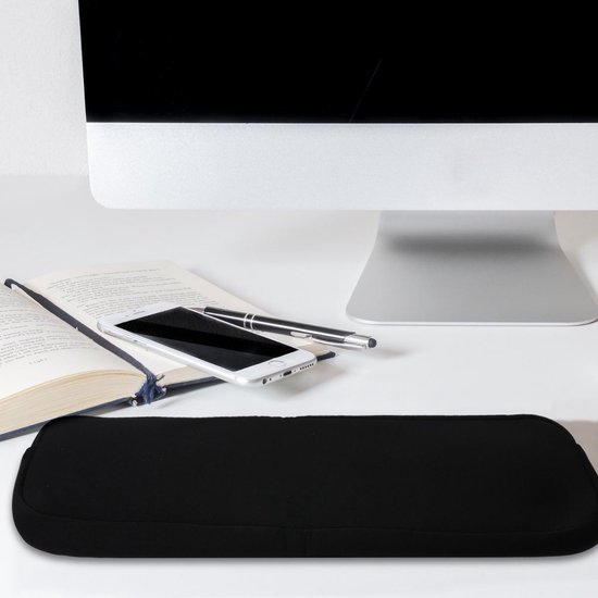 Housse Clavier Universal Keyboard Kwmobile - Protection Anti-Poussière Blanc-Noir - 52x24,5cm