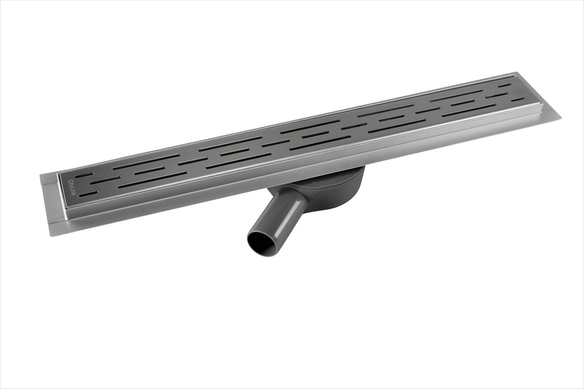 CityLine douchegoot - RVS - 80cm - Flex uitloop - Standaard rooster