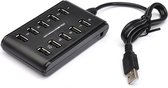 Mini Splitter Kabel Adapter voor Laptop en PC - 10 Port Splitter - Zwart