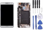 Origineel LCD-scherm + aanraakscherm met frame voor Galaxy Note 3 Neo / N7505 (wit)