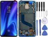 Origineel AMOLED-materiaal LCD-scherm en digitizer Volledige montage met frame voor Xiaomi 9T Pro / Redmi K20 Pro / Redmi K20 (blauw)