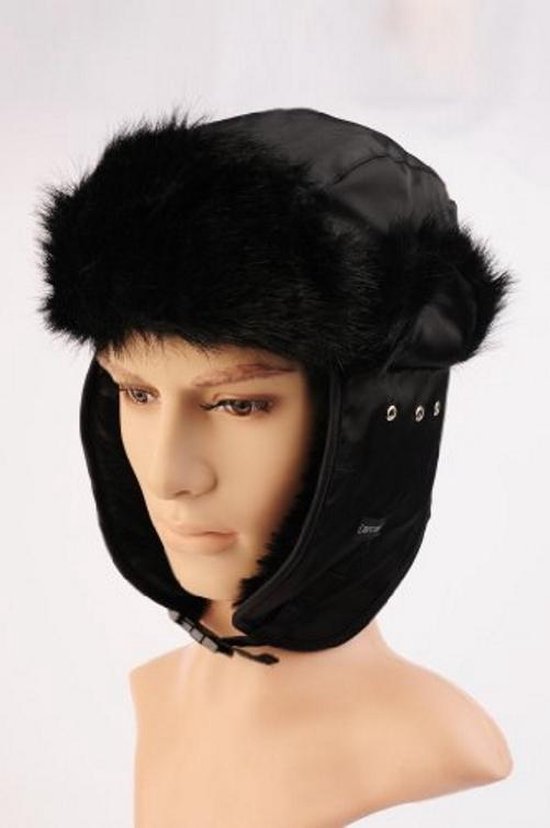 Heavyoff Unisex Pilot Hat Faux Fur Winter Hat with Earflaps Warm Corduroy Fur Hat, Dark Green