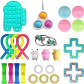 Speelgoed - Tik Tok - Pop it - Fidget- Speelgoed - Stresspakket - Volwassenen - Kinderen - Totaal - 25 stuks