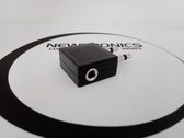 Newtronics Audio adapter 1x3.5mm vrouwelijk - 2x 3.5mm mannelijk stereo - vliegtuigadapter
