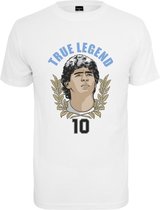 Urban Classics Heren Tshirt -S- True Legends Number 10 Wit