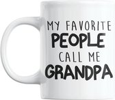 Studio Verbiest - Mok - Opa / Grootvader / Grandpa - My favorite people call me grandpa (8) 300ml