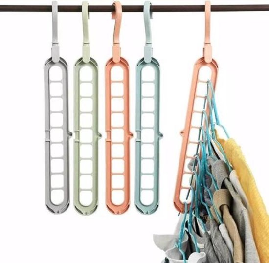 bol com just23 multifunctioneel kledinghangers kleding rek 8 inlegstuks 1 1 gratis roze