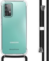 iMoshion Backcover met koord Samsung Galaxy A52(s) (5G/4G) hoesje - Zwart