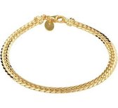 ZilGold 14k gouden armband met daarin een kern van 925 zilver.