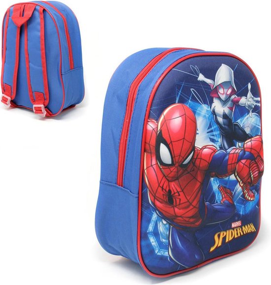 stoel Reden paling Spider-man 3D rugzak Spiderman 2-5 Jaar Rugtas | bol.com