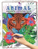 ANIMAL mandala coloring book