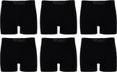 Boxershort heren - Heren ondergoed - Boxershorts jongens - Naadloos - Zwart - Maat L - 6 stuks