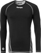 Kempa Attitude Thermo Shirt Lange Mouw Zwart Maat 3XL