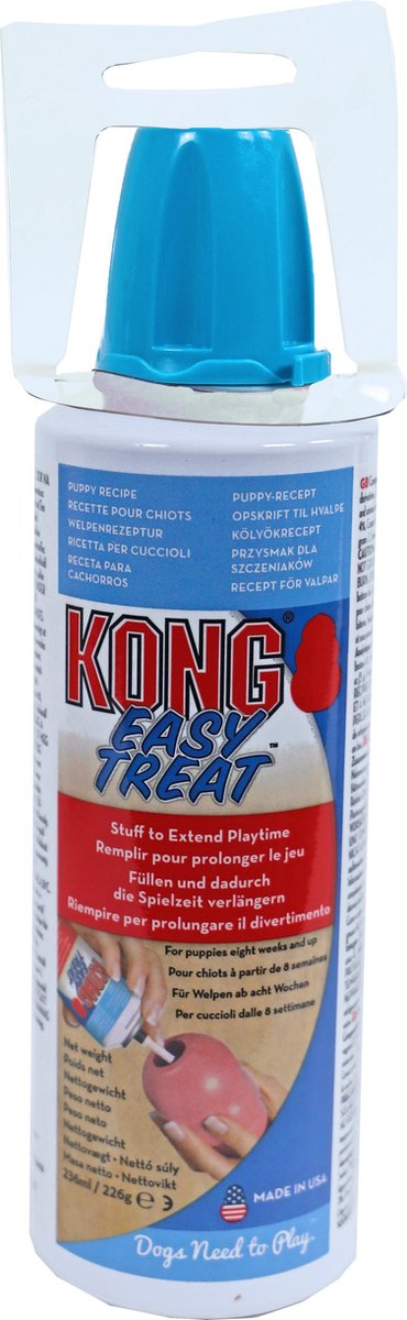 Kong hond Easy Treat spuitbus, Puppy pasta. 