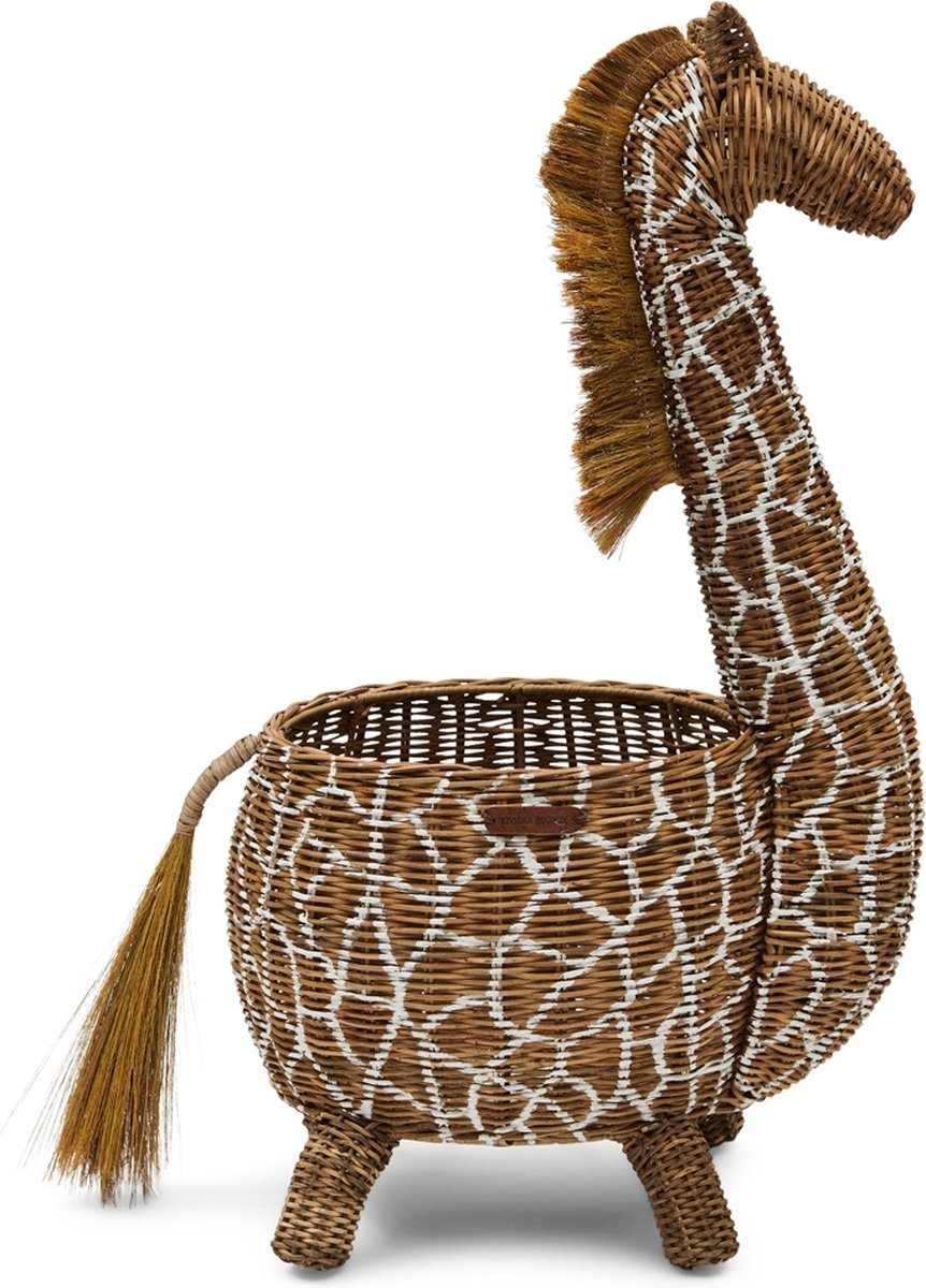 Riviera Maison Opbergmanden - Happy Giraffe Basket - Bruin