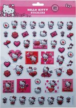 Bubbel-stickers "Hello Kitty" +/- 50 Stickers