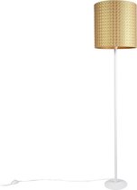 QAZQA simplo - Moderne Vloerlamp | Staande Lamp - 1 lichts - H 1790 mm - Goud/messing - Woonkamer | Slaapkamer | Keuken
