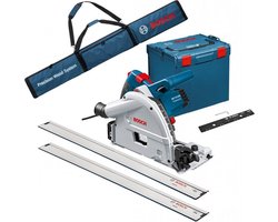 Bosch Professional GKT 55 GCE - Invalcirkelzaagmachine - Met 2x FSN 1600 + 1x FSN VEL + 1x zak