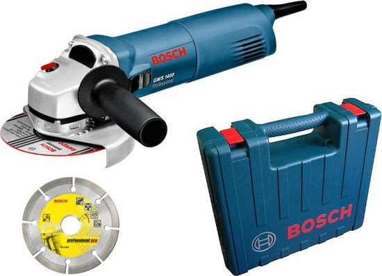 Bosch Professional GWS 1400 - Haakse slijper - 1400 W - 125 mm