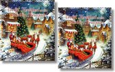 16 Dubbele Kerst & Nieuwjaarskaarten - Lannoo - Witte envelop - 12 x 13,3 cm