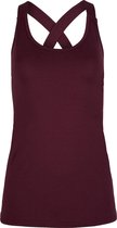 O'Neill Tanktops Women Yoga Performance Top Bordeaux M - Bordeaux 88% Polyester, 12% Elastane Round Neck