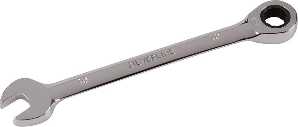 Silverline Vaste steek-ringratelsleutel 10 mm