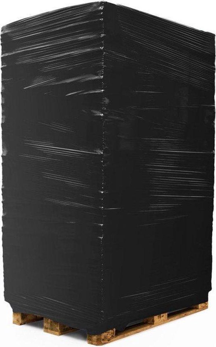 1 stuk|Inpakfolie Wikkelfolie } Rekfolie Stretchfolie |ZWART 50cm x 300m - 20m Wrapping - Wrap - Stretch film ZWART