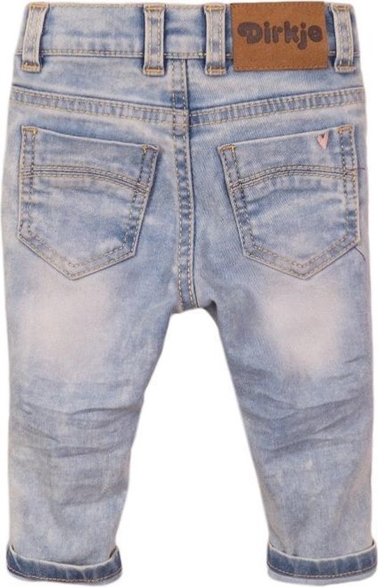 Dirkje meisjes jeans licht blauw maat 98 | bol.com