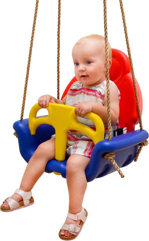 Babyschommel 3 in 1 meegroei-schommel 3-delig (babyzitje-schommelstoel