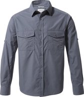 Craghoppers - UV Overhemd voor heren - Longsleeve - Kiwi - Blauwgrijs - maat 4XL
