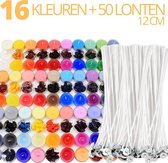 Mes bougies - Teinture pour Bougies + 50 mèches de bougies GRATUITES - Pigment - Faites vos propres Bougies ( Geur ) - 16 couleurs - Réutilisez la vieille cire de bougie - DIY - Adultes