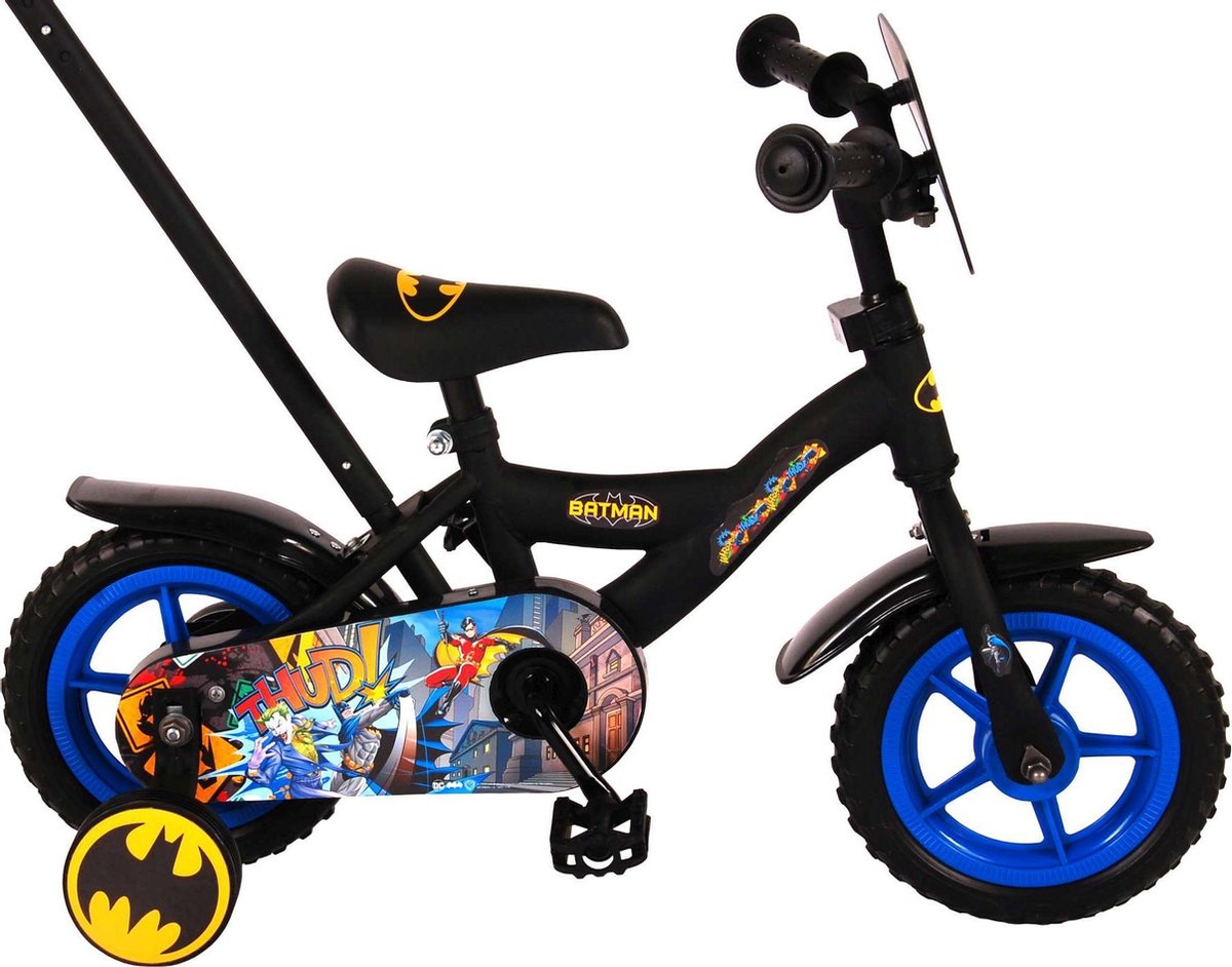 Dc Comics Kinderfiets Batman 10 Inch 18 Cm Jongens Doortrapper Zwart - Foto 4