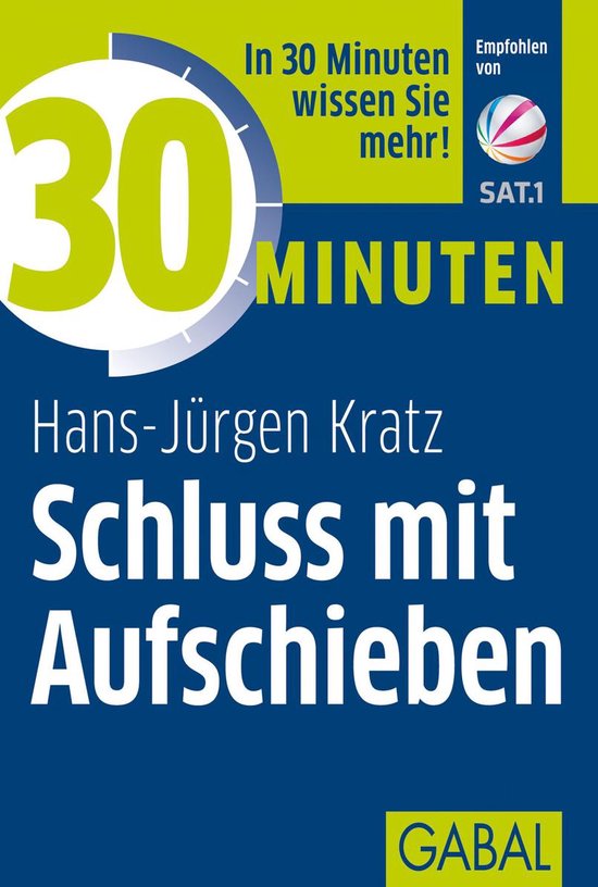 30 Minuten - 30 Minuten Schluss mit Aufschieben - cover