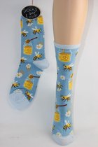 Dames sokken Socksmith bezige bijen en honing vrouw